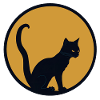Black cat, a symbol