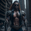 Future Cyberpunkt Warrior