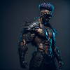 Future Cyberpunkt Warrior
