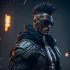 Future Cyberpunkt Warrior