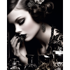 Beautiful woman black & white