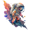 Aquarelles spatiales d’astronautes