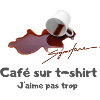 Café sur t-shirt