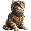 Cat Retro Pilot