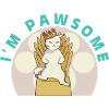 White cute cat