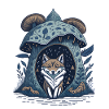 Pilz Hütte Wolf