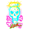 L.Gor Totenkopf Knochen