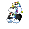 Dadacorn Unicorn Far Far til 2 børn Fars dag