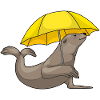 Parapluie de phoque