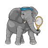 Raquette de tennis d’éléphant