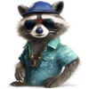 Cooler Waschbär 2