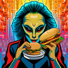 Alien burger