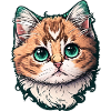 Old-fashioned cat