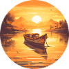 Boating Sunset