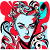 Beauty pop art