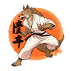 Karate Wolf Arti Marziali Wolf Design