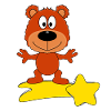 STERNSCHNUPPE - TEDDYBÄR - BÄR - TEDDY - KIND