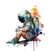 Aquarelles d’astronautes