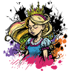 Princess Graffiti Girl
