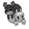 Moose Yin Yang Symbol