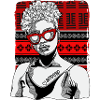 Frau Mit Afrotrap-tattoo