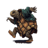 Turtle Ninja Dance funny Design