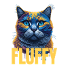 Splash Art British Cat Expression
