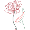 Croquis : Fleur