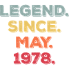 LEGEND SINCE MAY 1978
