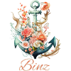 Ancre Binz avec fleurs