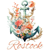 Ancre Rostock avec fleurs