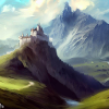 Mountain with Castle
