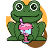 Frog and Bubble Tea