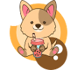 Dog and Bubble Tea