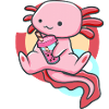 Axolotl and Bubble Tea