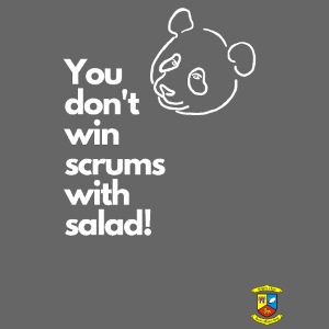 Mit Salat gewinnt man kein Gedränge englisch