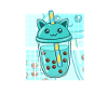 Bubble Tea Cat