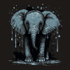 Mignon bébé éléphant