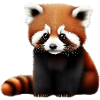 Drôle de panda roux