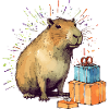 Cadeaux d’anniversaire Capybara