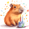 Bébé Capybara Anniversaire