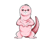 Cartoon naked mole rat