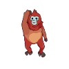 Kawaii snub-nosed monkey