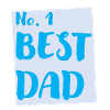 No.1 BEST DAD T-Shirt
