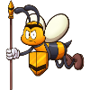 Cartoon Bee Guard