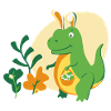 Easter Bunny T-Rex