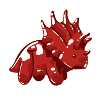 Cute Jelly Triceratops, Dino, Dinosaur