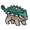 Spikey Boi, Söt Ankylosaurus, Dino, Dinosaurie