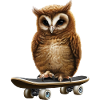 Skater Owl