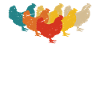 Retro chickens